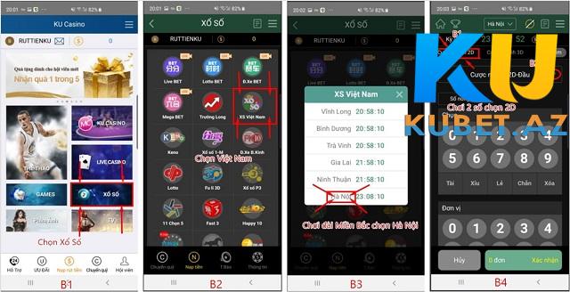 Truy cập vào giao diện chơi lô đề tại Kubet