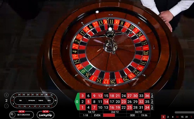 Luật chơi Roulette là đặt tiền vào các cửa cược